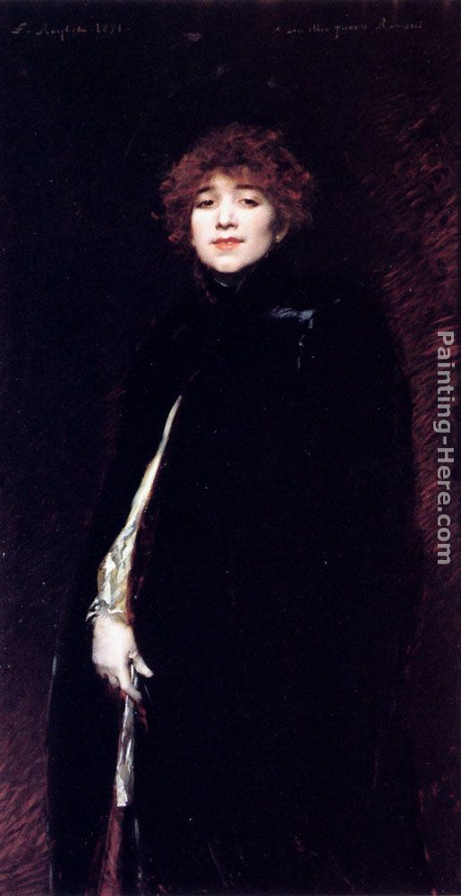 Ferdinand Roybet Portrait Of Juana Romani